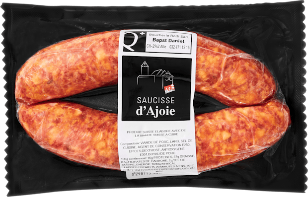 Saucisse d'Ajoie IGP
