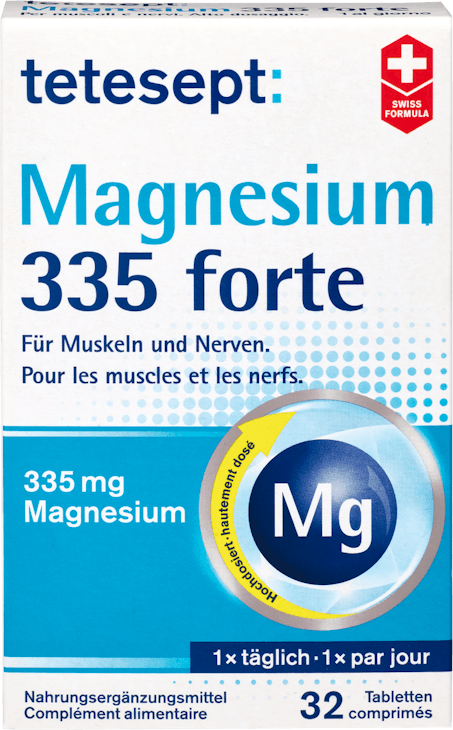 Complément alimentaire Magnesium 335 forte Tetesept