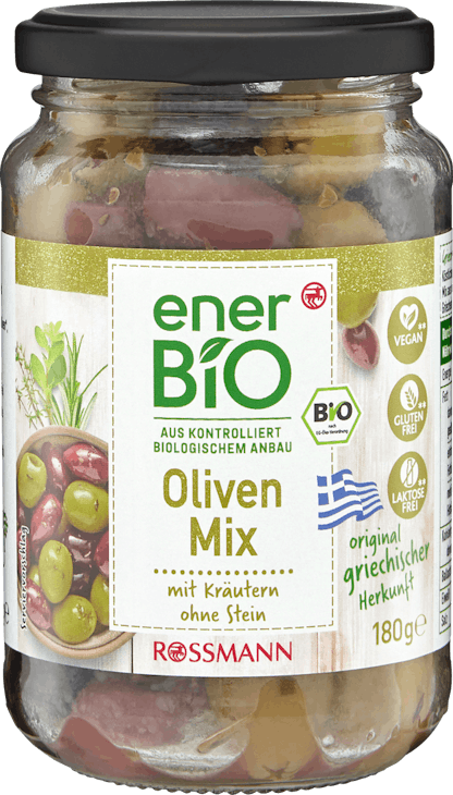 enerBiO Oliven-Mix mit Kräutern