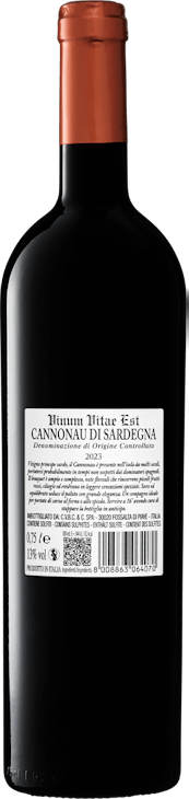 Vinum Vitae Est Cannonau di Sardegna DOC