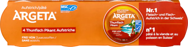 Pâté à tartiner Thon piquant Argeta