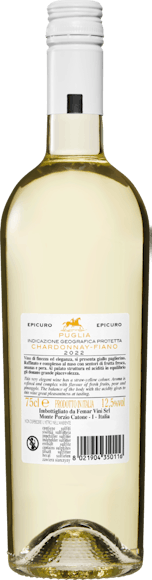 Epicuro Bianco Chardonnay/Fiano Puglia IGP Indietro