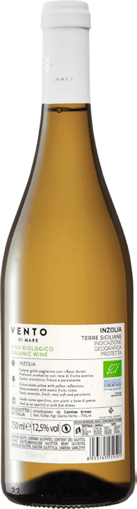Vento di Mare Inzolia Bio Terre Siciliane IGT