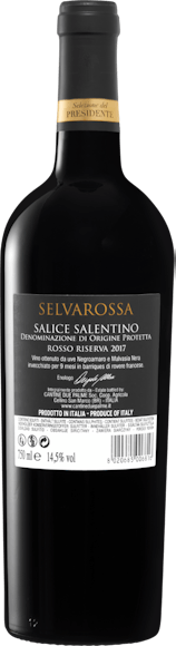 Selvarossa Salice Salentino DOP Riserva Zurück