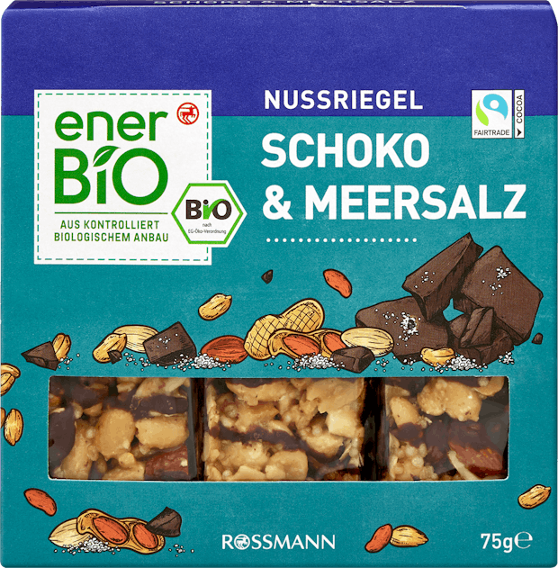 EnerBio Riegelmix Schoko & Meersalz 75