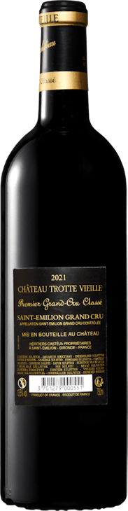 Château Trotte Vielle Saint-Emilion, AOC 1er Grand Cru Classé "B"