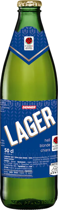 Denner Lagerbier hell IP-SUISSE