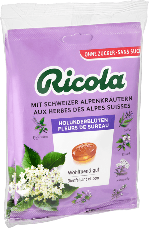 Ricola Kräuterbonbons Holunderblüten