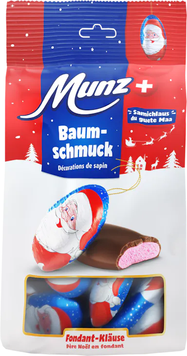 Décoration pour le sapin Père Noël en fondant Munz
