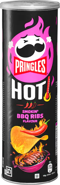 Pringles Hot Smokin' BBQ Ribs 160g
