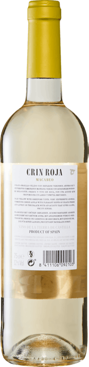 Crin Roja Macabeo Vino de la Tierra de Castilla