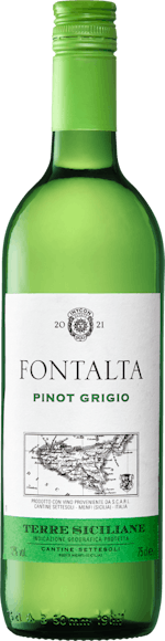 Fontalta Pinot Grigio Terre Siciliane IGP Davanti