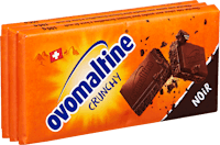 Tablette de chocolat noir Ovomaltine Crunchy Wander