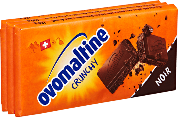 Wander Ovomaltine Crunchy Tafelschokolade Dunkel
