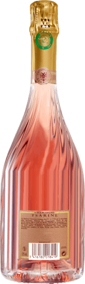 Tsarine Rosé brut Champagne AOC (Rückseite)
