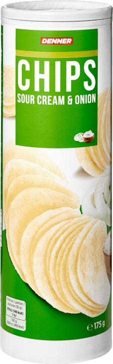 Chips Sour Cream & Onion Denner 