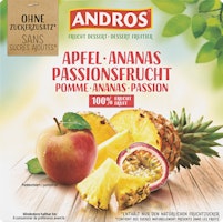 Andros Fruchtdessert Apfel & Ananas & Passionsfrucht