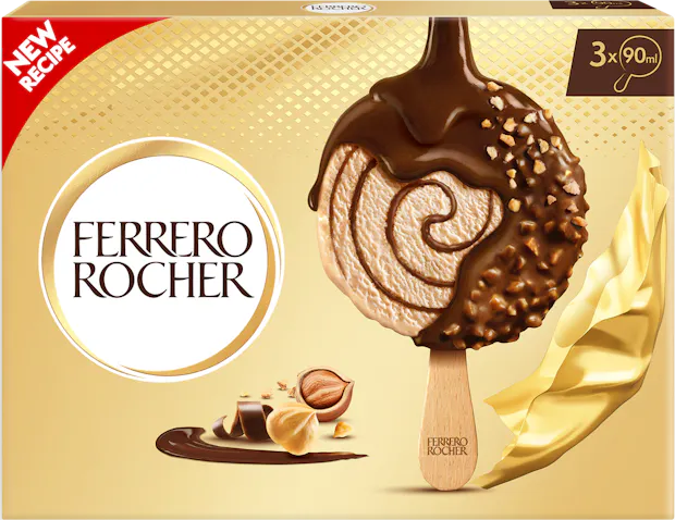 Ferrero Rocher Ice Cream Sticks