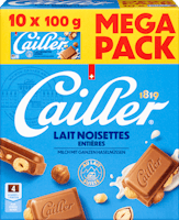 Tavoletta di cioccolata Latte-Nocciole intere Cailler