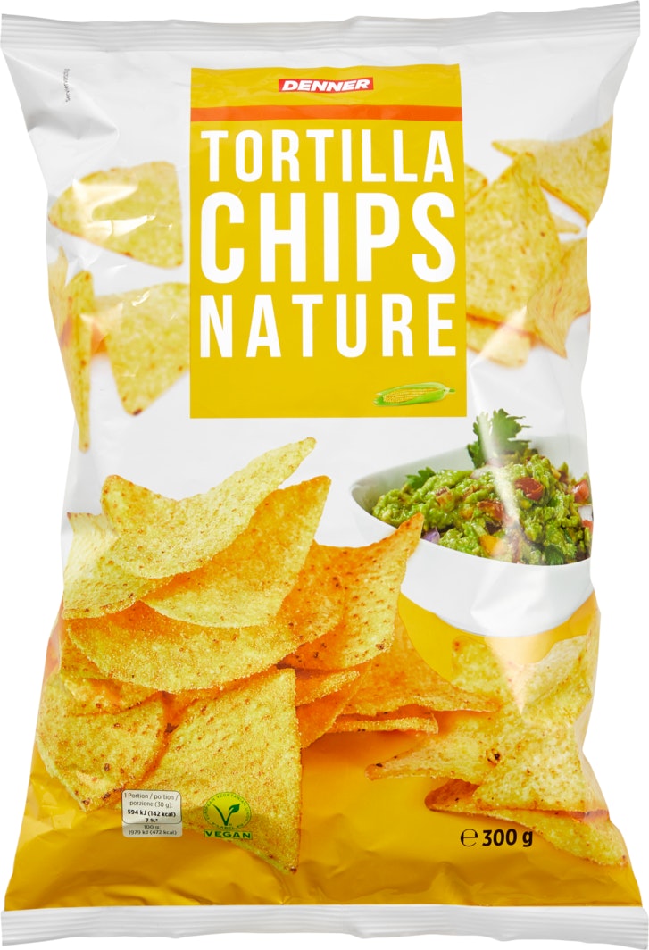 Denner Tortilla Chips Nature - Snack Apero - Aktionen bei...