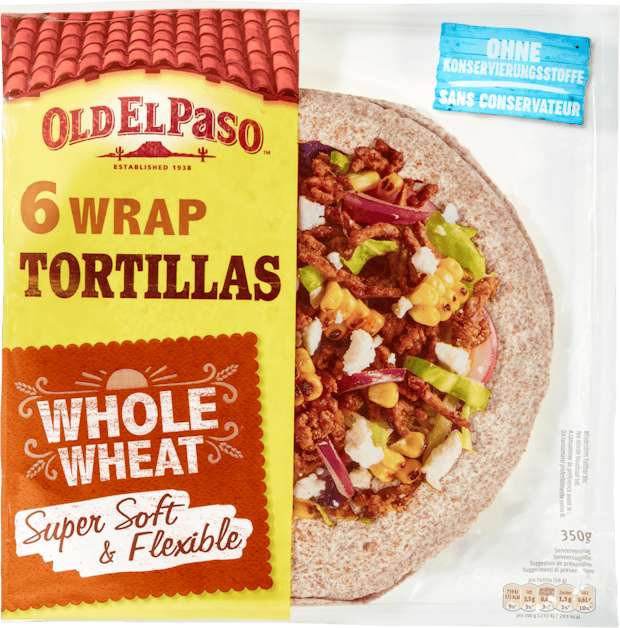 Old El Paso Vollkorn-Tortillas Wrap