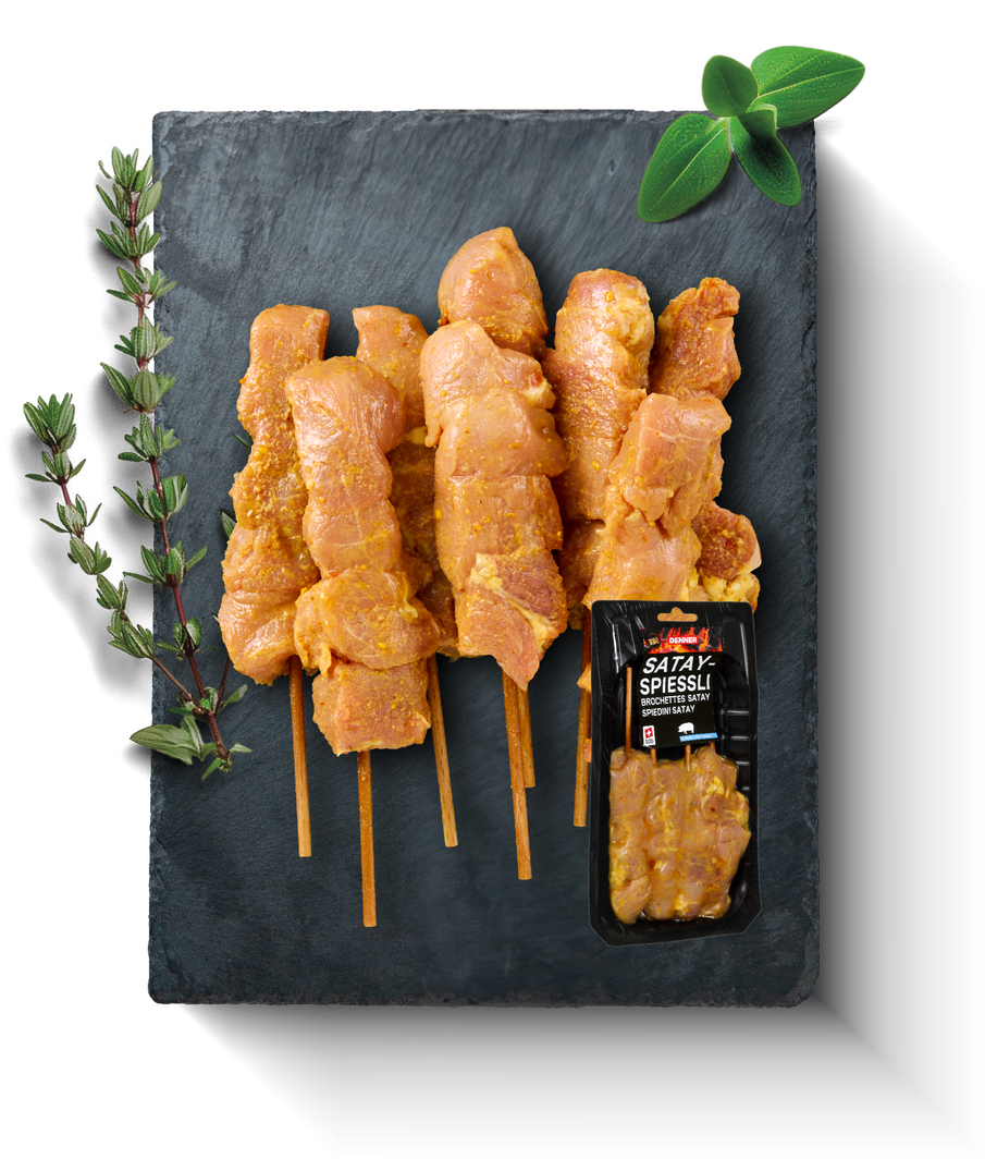 Denner BBQ Satay-Spiessli