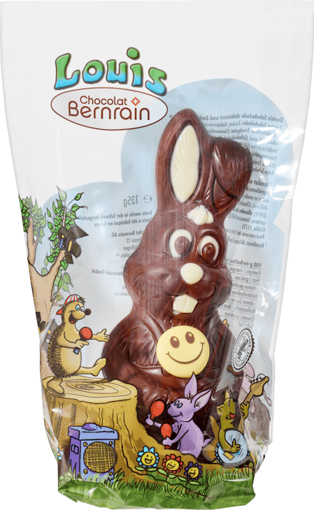 Chocolat Bernrain Hase Louis Dunkel