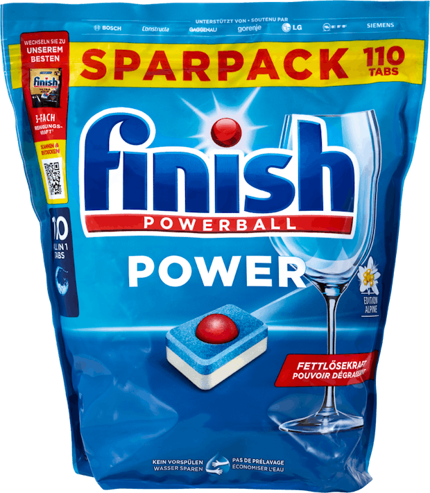 Tablettes lave-vaisselle Power All in 1 Finish