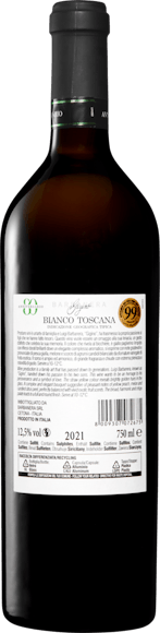 Barbanera Gigino 80 Anniversario Bianco Toscana IGT (Rückseite)