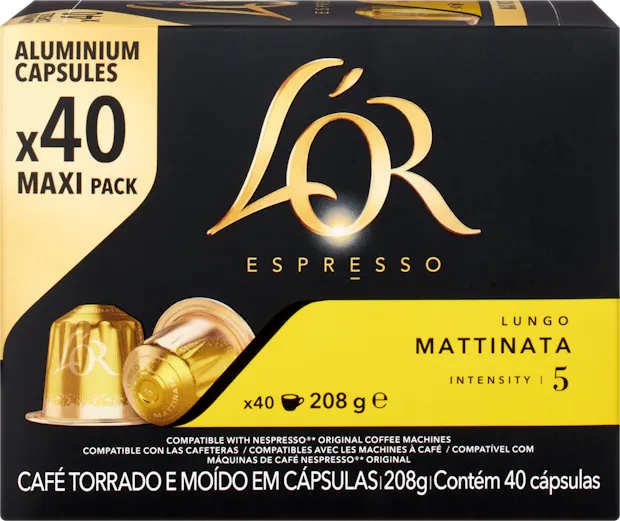 L’OR Espresso Kaffeekapseln Lungo Mattinata
