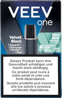 Veev One Velvet Black Blue Mint