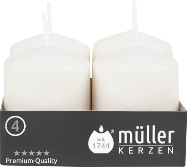Bougies cylindriques lisses Müller 