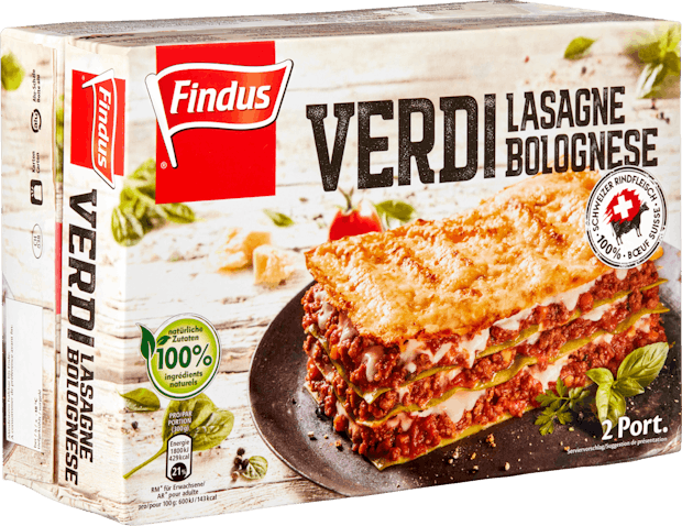 Lasagne Verdi Bolognese Findus 