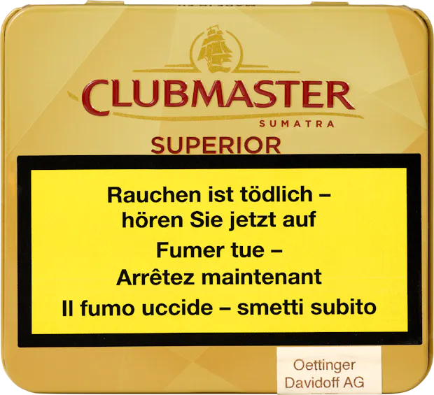 Cigarillos Superior Sumatra Gold Clubmaster