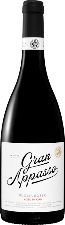 Gran Appasso Rosso ottenuto da uve leggermente appassite Puglia IGP