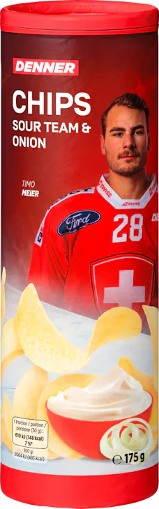 Denner Chips Sour Team & Onion