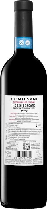 Conti Sani Governo all'uso Toscano Rosso
