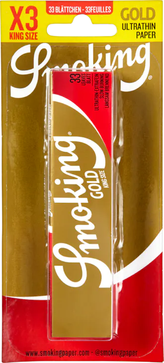 Cartina per sigarette Smoking Gold King Size 