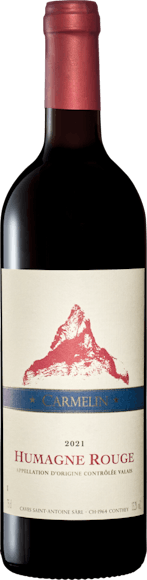 Carmelin Humagne Rouge du Valais AOC De face