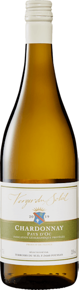Verger du Soleil Chardonnay Pays d'Oc IGP De face