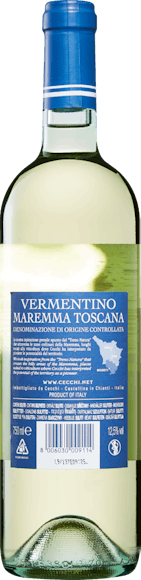 Cecchi Vermentino Maremma Toscana DOC (Rückseite)