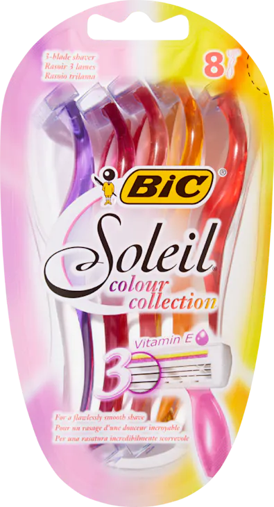 BIC Soleil Colour Collection 3-Klingen-Damenrasierer