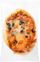Bertschi Fladenbrot Tomaten Mozzarellla mit Oliven
