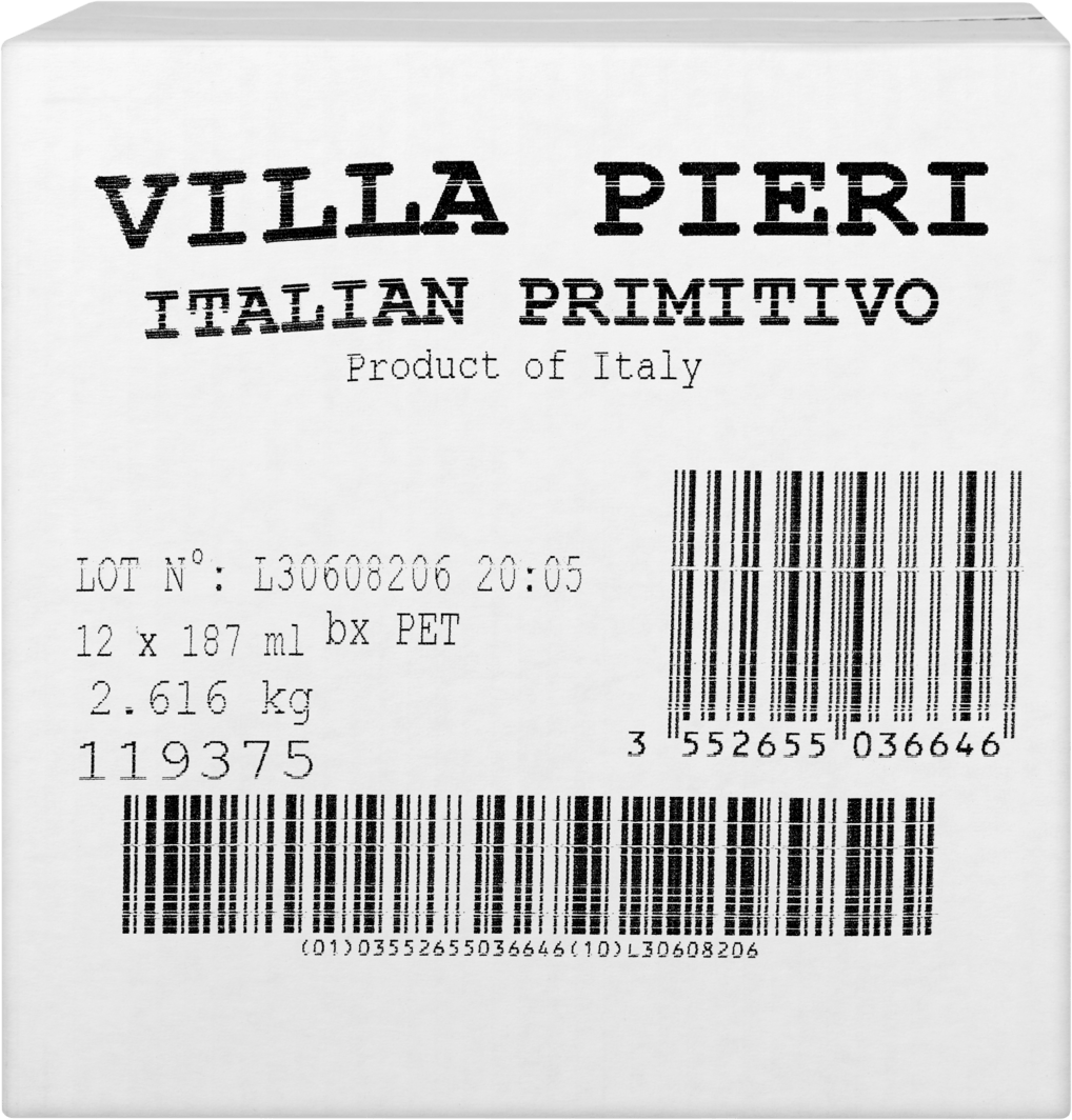 Villa Pieri Primitivo di Puglia IGT PET (Andere)