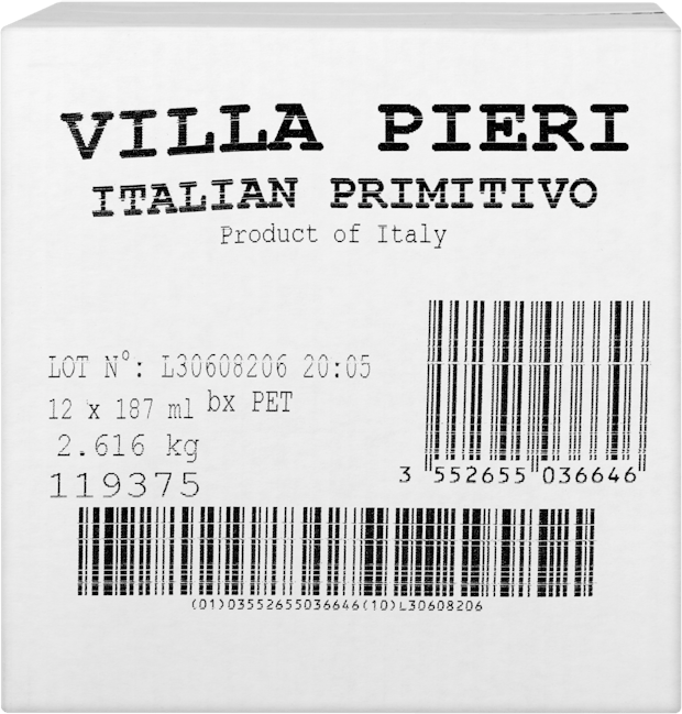 Villa Pieri Primitivo di Puglia IGT PET