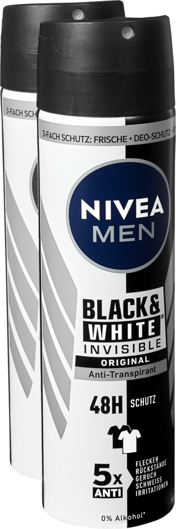 Nivea Men Deo Spray Black & White Invisible Original