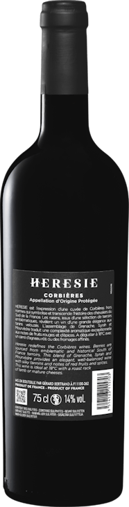 Hérésie Rouge Corbières AOP