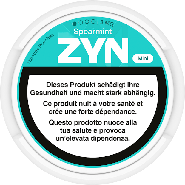 Snus Mini Spearmint Medium Zyn