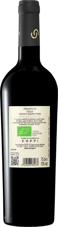 Bio Cantonovo Primitivo Puglia IGP