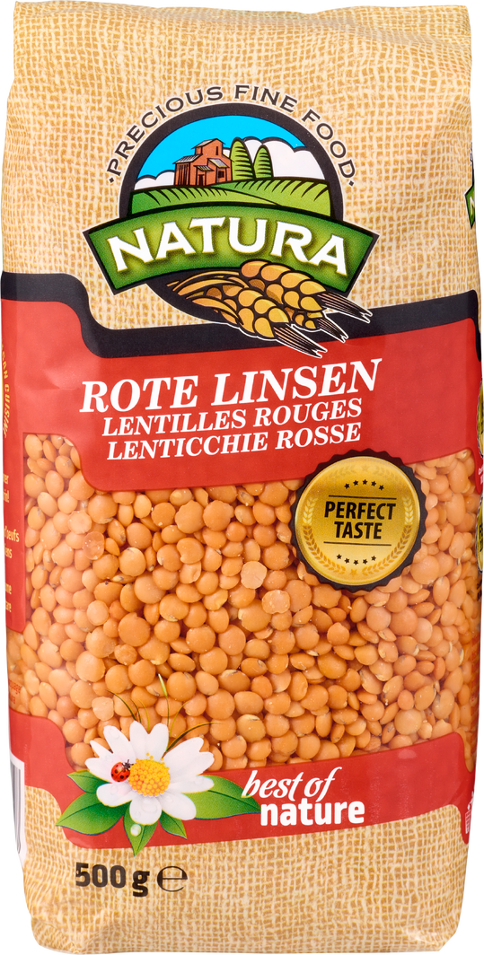 Natura Linsen rot